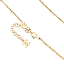 Load image into Gallery viewer, CHANEL CC Logo NecklaceABD016 Metal Rhinestone