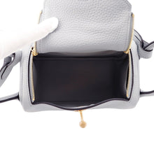 Load image into Gallery viewer, HERMES Lindy Blue Gacier Taurillon Clemence Size Mini