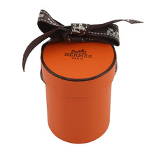 Load image into Gallery viewer, HERMES Twilly Rive Droite Rive Gauche Black/Brique/Blue Silk100%