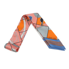 Load image into Gallery viewer, HERMES Twilly HERMESSports Lavande/Salmon/Gris Silk100%