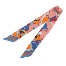 Load image into Gallery viewer, HERMES Twilly HERMESSports Lavande/Salmon/Gris Silk100%