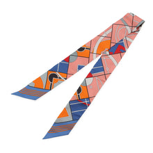 Load image into Gallery viewer, HERMES Twilly HERMESSports Lavande/Salmon/Gris Silk100%