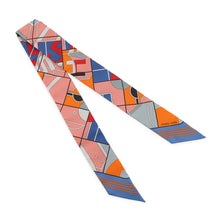 Load image into Gallery viewer, HERMES Twilly HERMESSports Lavande/Salmon/Gris Silk100%