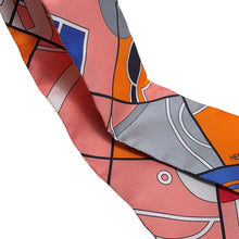 Load image into Gallery viewer, HERMES Twilly HERMESSports Lavande/Salmon/Gris Silk100%