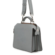 将图像加载到图库查看器中,FENDI Peekaboo 2WAY Handbag Gray7VA530 Leather Size Small
