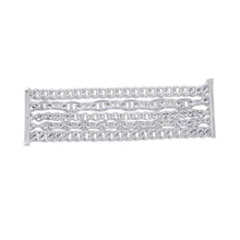 Load image into Gallery viewer, HERMES Chaine d'Ancre Multi Chain Bracelet Size 15 SV925