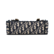 将图像加载到图库查看器中,Dior Diorcamp Oblique Embroidery Shoulder Bag Navy/BeigeM1241ORIW_M928 Canvas Size Small