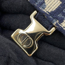 将图像加载到图库查看器中,Dior Diorcamp Oblique Embroidery Shoulder Bag Navy/BeigeM1241ORIW_M928 Canvas Size Small