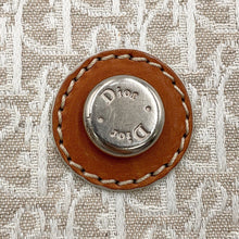 将图像加载到图库查看器中,Dior Trotter Street Chic Shoulder Bag Beige Canvas Leather
