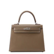 将图像加载到图库查看器中,HERMES Kelly Sellier Etoupe Veau Madame Size 25