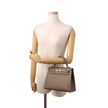 将图像加载到图库查看器中,HERMES Kelly Sellier Etoupe Veau Madame Size 25