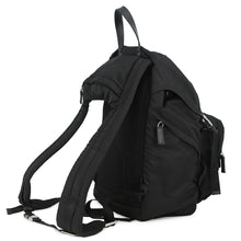 Load image into Gallery viewer, PRADA Re-Nylon Backpack Black Nylon Leather