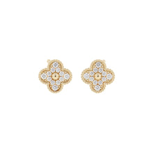 Load image into Gallery viewer, Van Cleef & Arpels Vintage Alhambra EarringVCARA44700 18K Yellow Gold