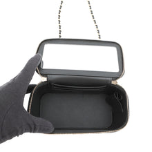 Load image into Gallery viewer, CHANEL Matelasse 2way vanity BlackAP2846 Lambskin