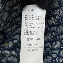 Load image into Gallery viewer, Dior Oblique Oversized Denim Jacket Size 40 Blue442V34A3161_X5461 Cotton100%