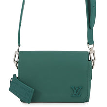 Load image into Gallery viewer, LOUIS VUITTON Fastline Wearable Wallet GreenM82367 Cowhide Leather LV Aerogram