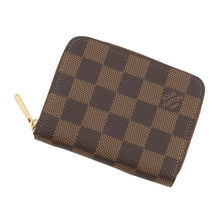Load image into Gallery viewer, LOUIS VUITTON Zippy Coin Purse BrownN63070 Damier Ebene Canvas