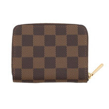Load image into Gallery viewer, LOUIS VUITTON Zippy Coin Purse BrownN63070 Damier Ebene Canvas