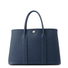 将图像加载到图库查看器中,HERMES Garden Party Blue de Prusse Negonda Leather Size TPM