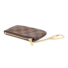 Load image into Gallery viewer, LOUIS VUITTON Card Key Case Pochette Cles BrownN62658 Damier Ebene Canvas