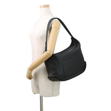 Load image into Gallery viewer, Delvaux Bread Swing Shoulder Bag BlackAA0694AQY099ZPA Soft Grain Leather Size XL