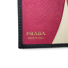 Load image into Gallery viewer, PRADA Multicolor 4-Key Case Black/Hibiscus1PG004_ZLP_F061H Saffiano LeatherLeather
