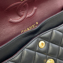 Load image into Gallery viewer, CHANEL Classic Matelasse Double Chain Shoulder Bag BlackA01113-Y01295-94305 Lambskin Size 23