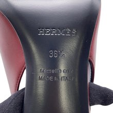 Load image into Gallery viewer, HERMES Sandals 《Marly》 45 Rouge HH261097Z Nappa Size 36.5