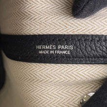 将图像加载到图库查看器中,HERMES Garden Party Black Negonda Leather Size TPM