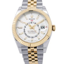 将图像加载到图库查看器中,ROLEX Sky-Dweller W42mm Stainless Steel K18WG White Dial336933