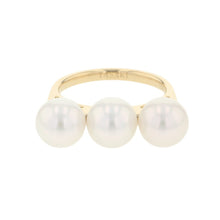 Load image into Gallery viewer, TASAKI Balance Gill Ring Size No. 14R-4418-18KYG 18K Yellow Gold