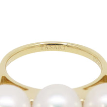 Load image into Gallery viewer, TASAKI Balance Gill Ring Size No. 14R-4418-18KYG 18K Yellow Gold