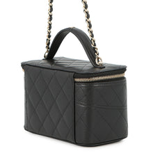 将图像加载到图库查看器中,CHANEL Vanity bag BlackAP4404 B18715 Caviar Leather