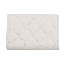 Load image into Gallery viewer, CHANEL Matelasse small wallet WhiteAP4564 Caviar Leather