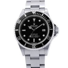 将图像加载到图库查看器中,ROLEX Sea-Dweller W40mm Stainless Steel Black Dial16600