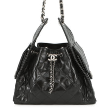 将图像加载到图库查看器中,CHANEL CHANEL25 ChainShoulder Bag BlackAS5293 Shiny Crumple Calf Leather Size Small
