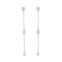 将图像加载到图库查看器中,TIFFANY&Co. By the Yard Drop Earrings Pt950