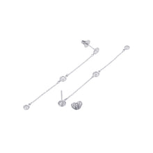 将图像加载到图库查看器中,TIFFANY&Co. By the Yard Drop Earrings Pt950