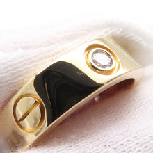 Load image into Gallery viewer, CARTIER Love Ring 3P Diamond Size Classic 51/#11B4032400 18K Yellow Gold