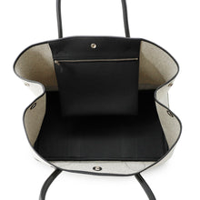 Load image into Gallery viewer, HERMES Neo Garden Voyage Ecru/Black Toile Offiche Negonda Leather Size 41
