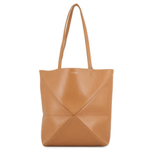 Load image into Gallery viewer, LOEWE puzzle fold tote warm dessertA657G50X01 Shiny Calf Leather Size Medium