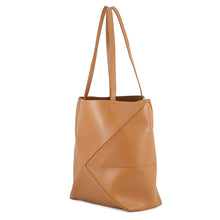 Load image into Gallery viewer, LOEWE puzzle fold tote warm dessertA657G50X01 Shiny Calf Leather Size Medium