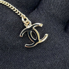 Load image into Gallery viewer, CHANEL CC Logo Bambi Motif Long Necklace Gold Plated Rhinestone Faux Pearl