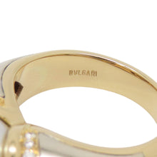 将图像加载到图库查看器中,BVLGARI Passo Doppio Ring Size Approximately No. 12 18K Yellow Gold