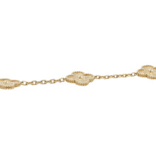 将图像加载到图库查看器中,Van Cleef & Arpels Vintage Alhambra Bracelet 5 motifs Size vintageVCARO1IE00 18K Yellow Gold