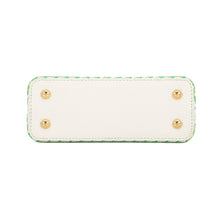 将图像加载到图库查看器中,LOUIS VUITTON Capucines Green/WhiteM59879 Taurillon Leather Textile Size MINI