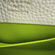 将图像加载到图库查看器中,LOUIS VUITTON Capucines Green/WhiteM59879 Taurillon Leather Textile Size MINI
