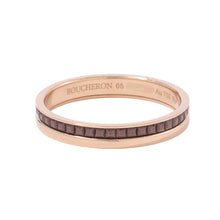Load image into Gallery viewer, Boucheron Quatre Classic Ring Half Size 65/#25JAL00175/JAL0017565 K18PG K18YG BrownPVD