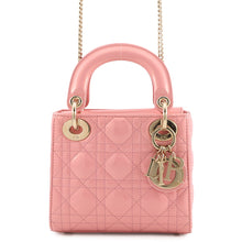 将图像加载到图库查看器中,Dior Lady Dior 2Way Handbag Antique pinkM0505OWCB_M77P Patent Leather Size Mini