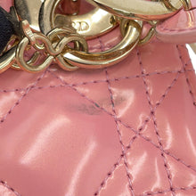将图像加载到图库查看器中,Dior Lady Dior 2Way Handbag Antique pinkM0505OWCB_M77P Patent Leather Size Mini